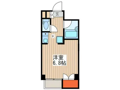 グレース・Y(1K/1階)の間取り写真