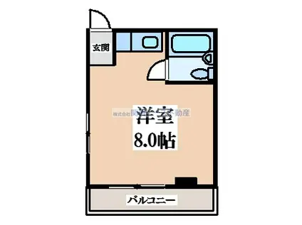 コスモピア(ワンルーム/5階)の間取り写真