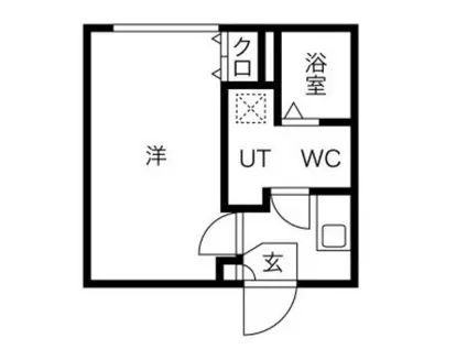 LUDENS沼袋FR(1K/3階)の間取り写真