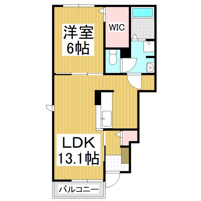 グラースメゾン(1LDK/1階)の間取り写真