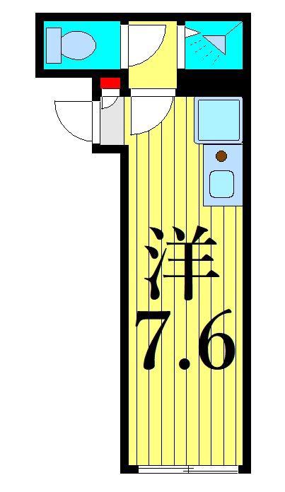 ルミエール荒川町屋(ワンルーム/3階)の間取り写真