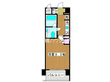 エコロジー上板橋レジデンス(1K/4階)の間取り写真