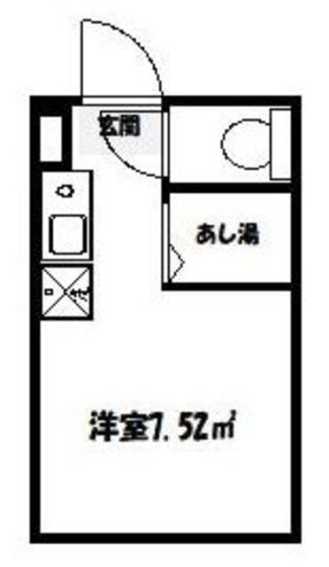アーバンプレイス東高円寺V(ワンルーム/1階)の間取り写真