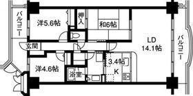 プレステージ青山(3LDK/9階)の間取り写真