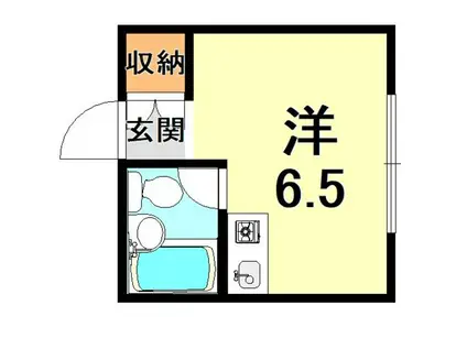 シティーライフ66(ワンルーム/1階)の間取り写真