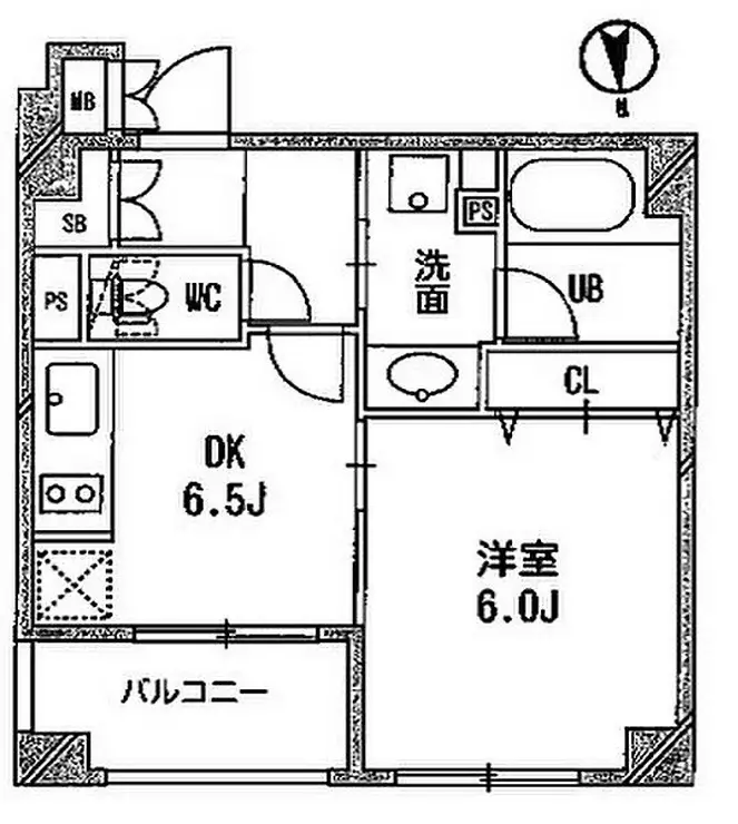 クリオ三田ラ・モード 8階階 間取り