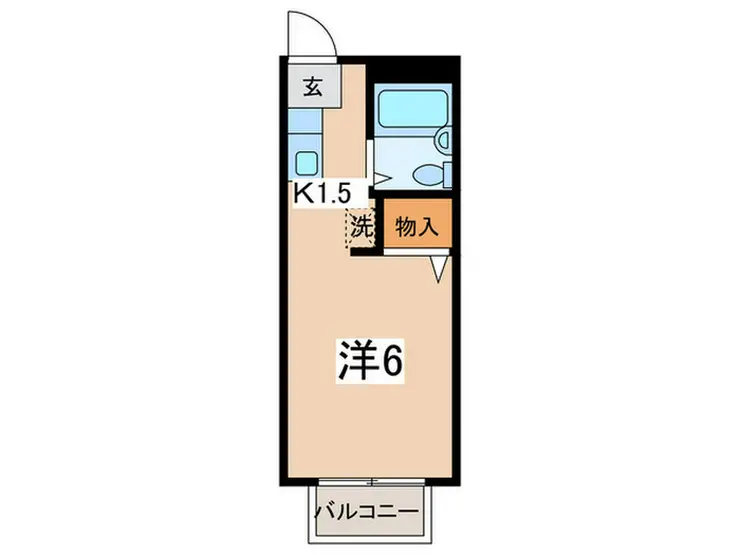 メゾン松本 3階階 間取り