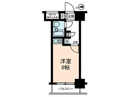 クリオ千駄木壱番館(ワンルーム/5階)の間取り写真