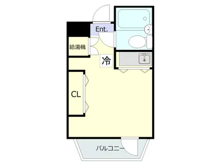 六本木シローマンション(ワンルーム/3階)の間取り写真