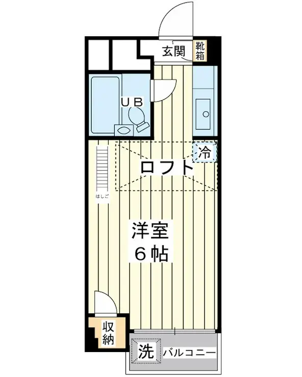 カーサ香取 3階階 間取り
