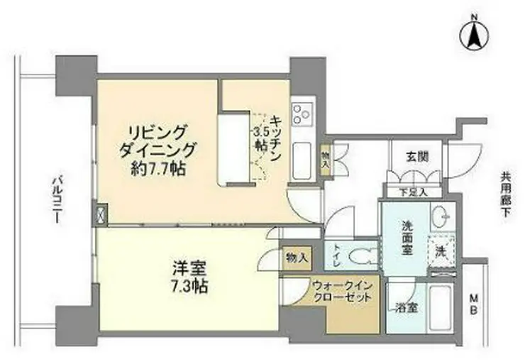 豊洲シエルタワー 26階階 間取り