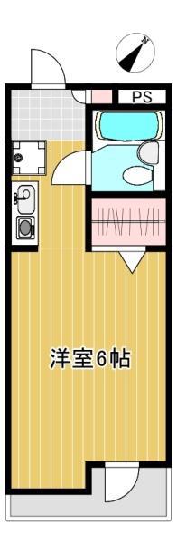 KTプラザ(ワンルーム/2階)の間取り写真