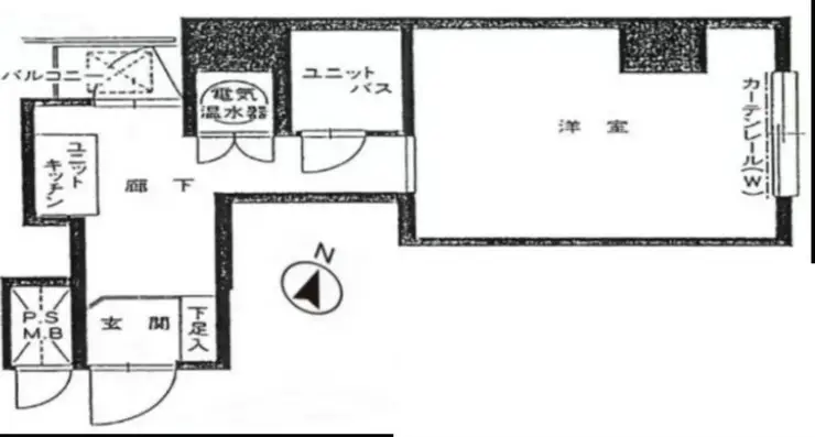 ペガサスマンション本郷 5階階 間取り