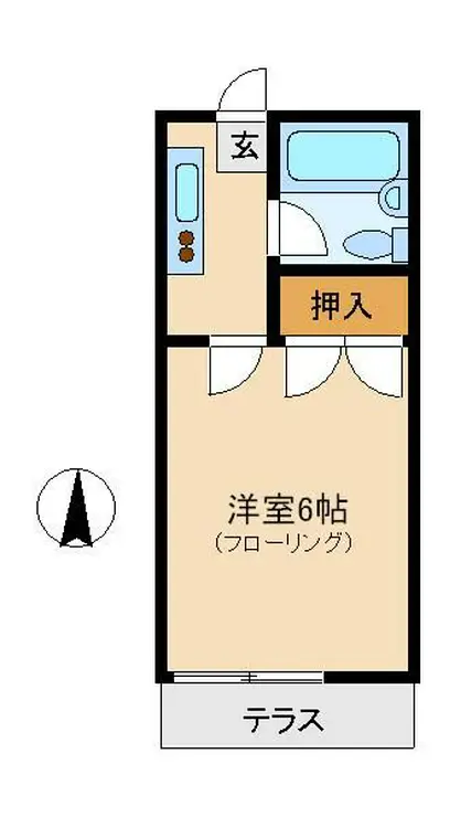 ハイム吉野 1階階 間取り