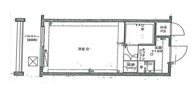 日本橋ロイヤルプラザ 7階階 間取り