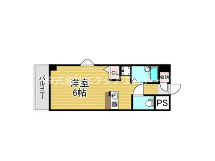 ルミエール21(ワンルーム/5階)の間取り写真