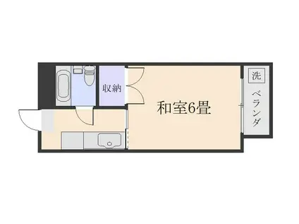 コーポ種子田(1K/3階)の間取り写真