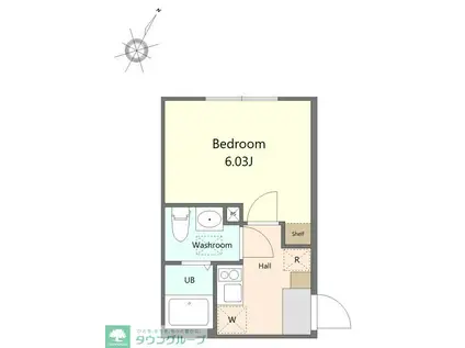 AGRANDE ODAKYU-SAGAMIHARAIII(1K/3階)の間取り写真