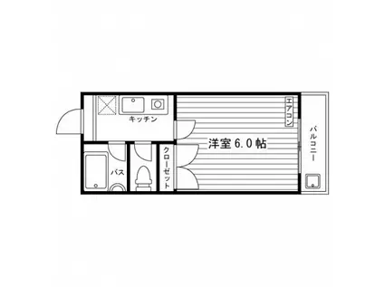 ア・リーフナカムラ(1K/1階)の間取り写真