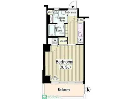 ROKA TERRAZZA(1K/B1階)の間取り写真