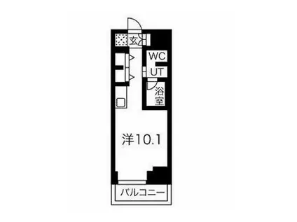 スパシエグランス荻窪(ワンルーム/9階)の間取り写真