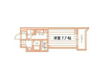 ラヴィール平針(1K/5階)の間取り写真