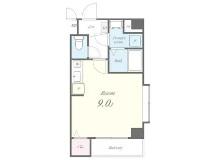 プレシャスコート(ワンルーム/3階)の間取り写真