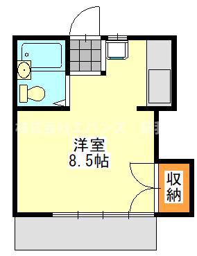 CITY42(1K/1階)の間取り写真