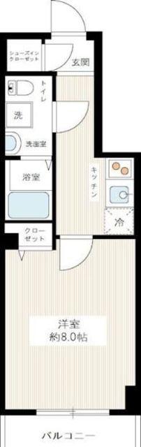 HY′S DURANTE(1K/7階)の間取り写真