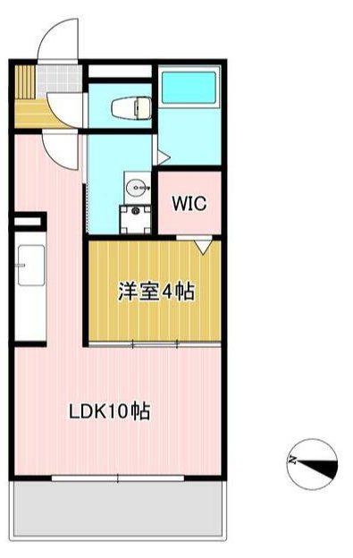 ライフステージ(1LDK/2階)の間取り写真