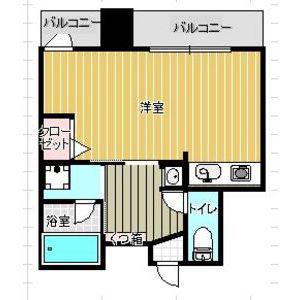 横山アネックスビル(ワンルーム/6階)の間取り写真