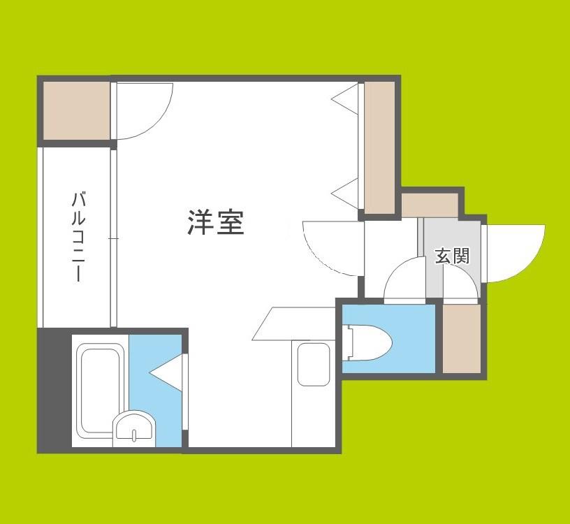 サンキャッスル十三(ワンルーム/4階)の間取り写真