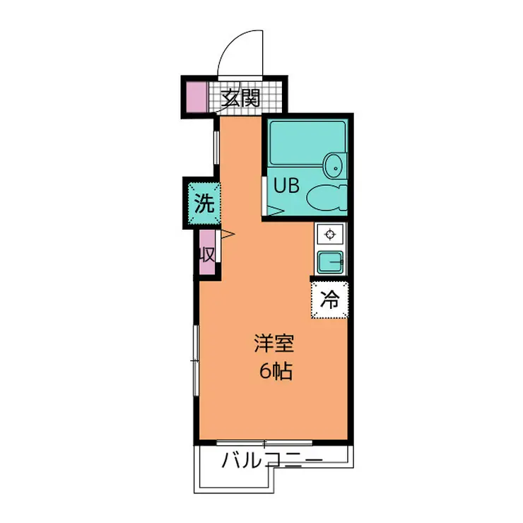 コンフォート長津田 1階階 間取り