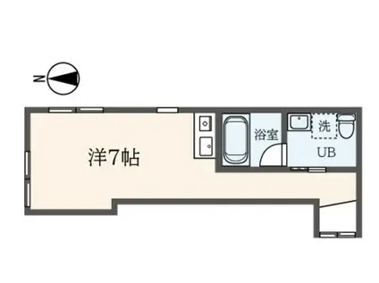 AR日野本町(ワンルーム/1階)の間取り写真