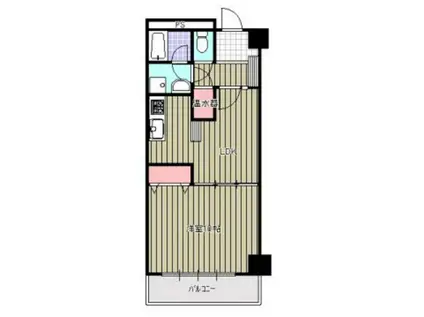 飛島さんきょうプラザ(1LDK/6階)の間取り写真