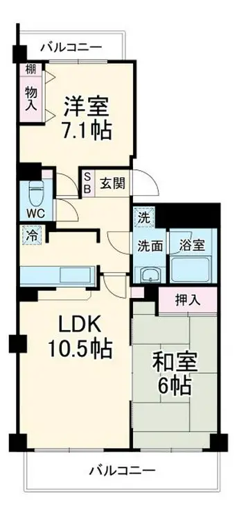 湘南森ガーデン 2階階 間取り