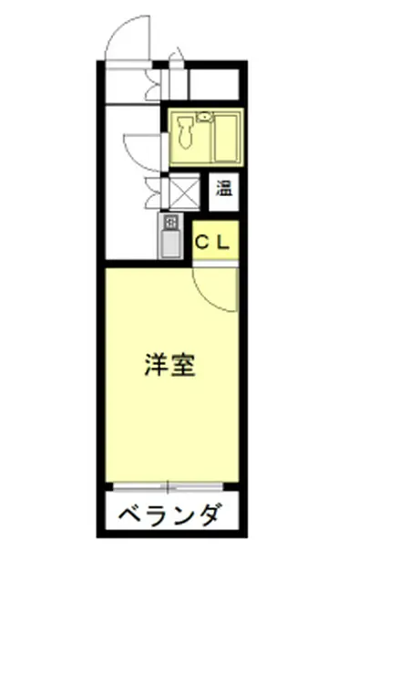 シングルハイツ相模大野 4階階 間取り