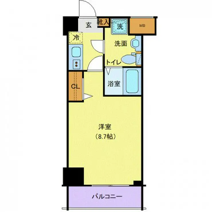 ジェノヴィア西新井大師グリーンヴェール 4階階 間取り