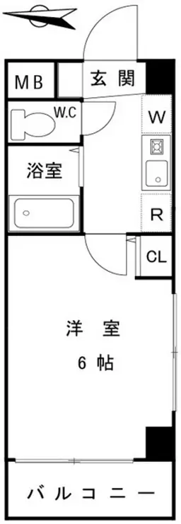 ハーブハイム2 6階階 間取り