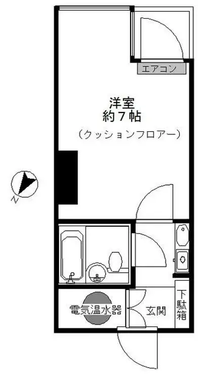セントラル東銀座 4階階 間取り