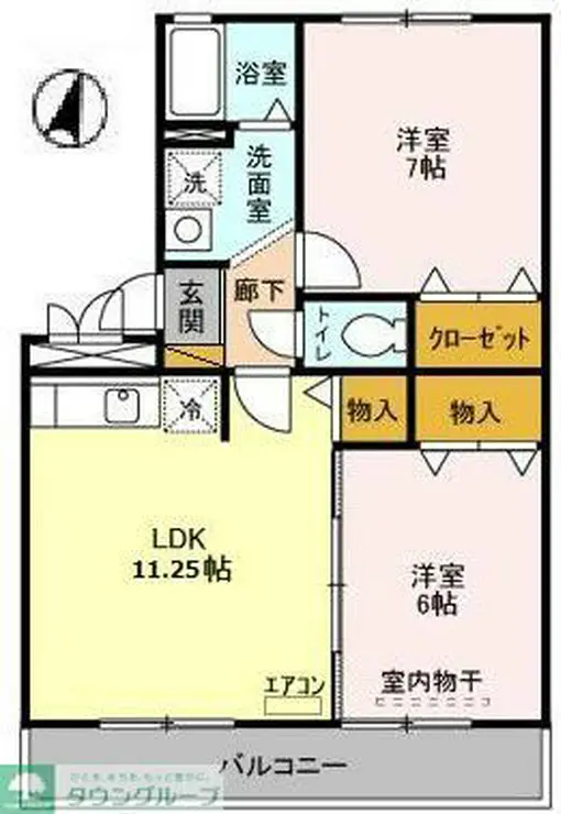 キャロルステージISHII 3階階 間取り
