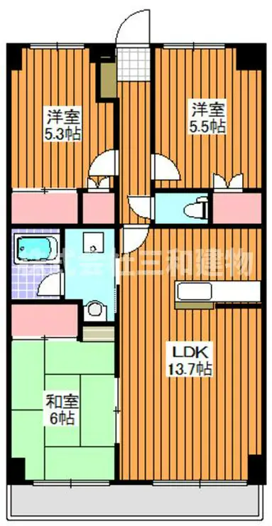 リブレ和光 1階階 間取り