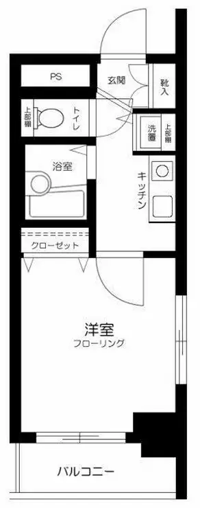 スカイコート三田慶大前 3階階 間取り