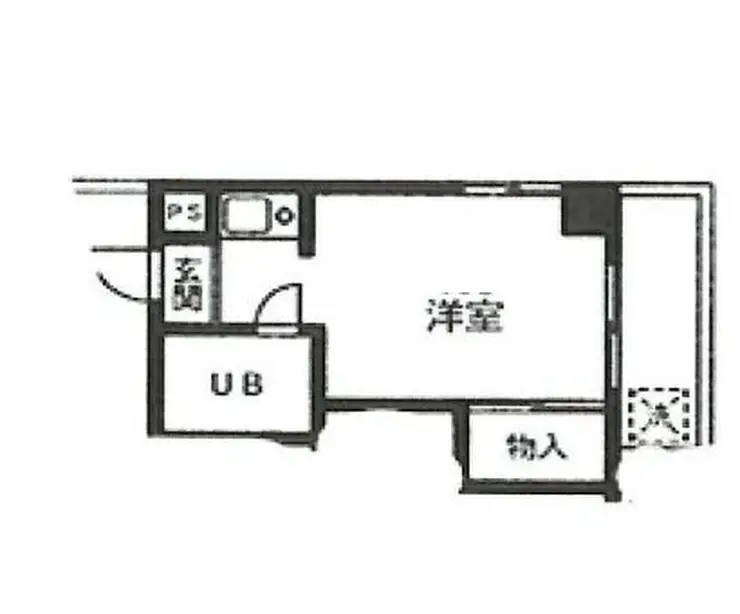 ドムス松宮A棟 1階階 間取り