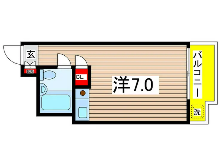 ダイコーパレス京成小岩 4階階 間取り