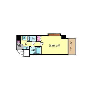 ベラジオ四条堀川(1K/3階)の間取り写真