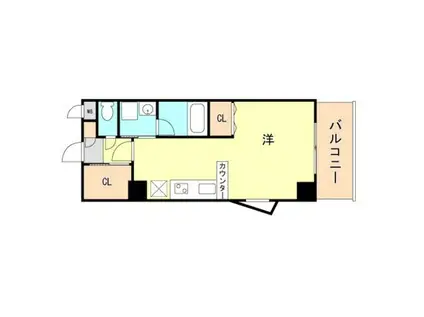タカマツ神戸駅南通(1K/5階)の間取り写真