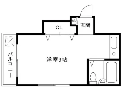 ラ・ビスタ(ワンルーム/5階)の間取り写真