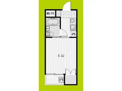 キタオマンション(ワンルーム/2階)の間取り写真