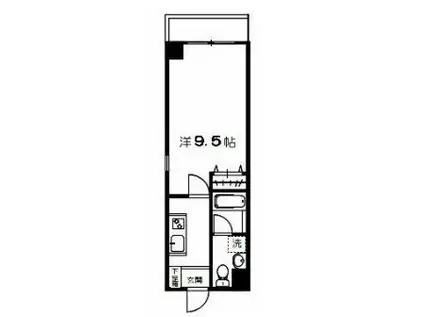 下北沢パインヴィレッジ(1K/3階)の間取り写真